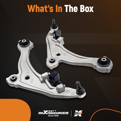 maXpeedingrods Front Lower Control Arms for Nissan Maxima 2009-2014 K622054 K622059, Front Suspension Kit with Ball Joints, Set of 2 - Image 6