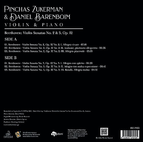 Best of Violin and Piano - Beethoven: Violin Sonatas performed by violinist Pinchas Zukerman and pianist Daniel Barenboim image 5