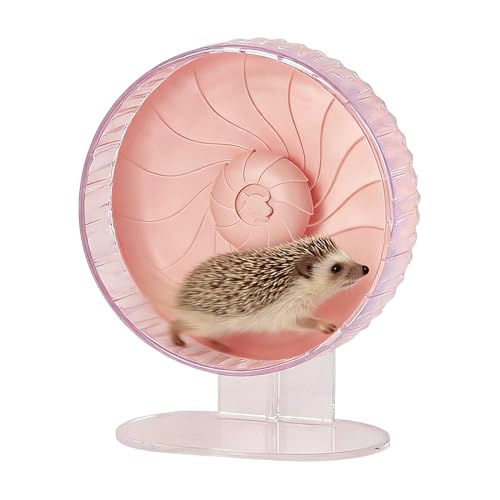 Dopsyesn Geräuscharmes Hamsterrad | Höhenverstellbares Und Leises Drehendes Gehegezubehör | Laufrad...