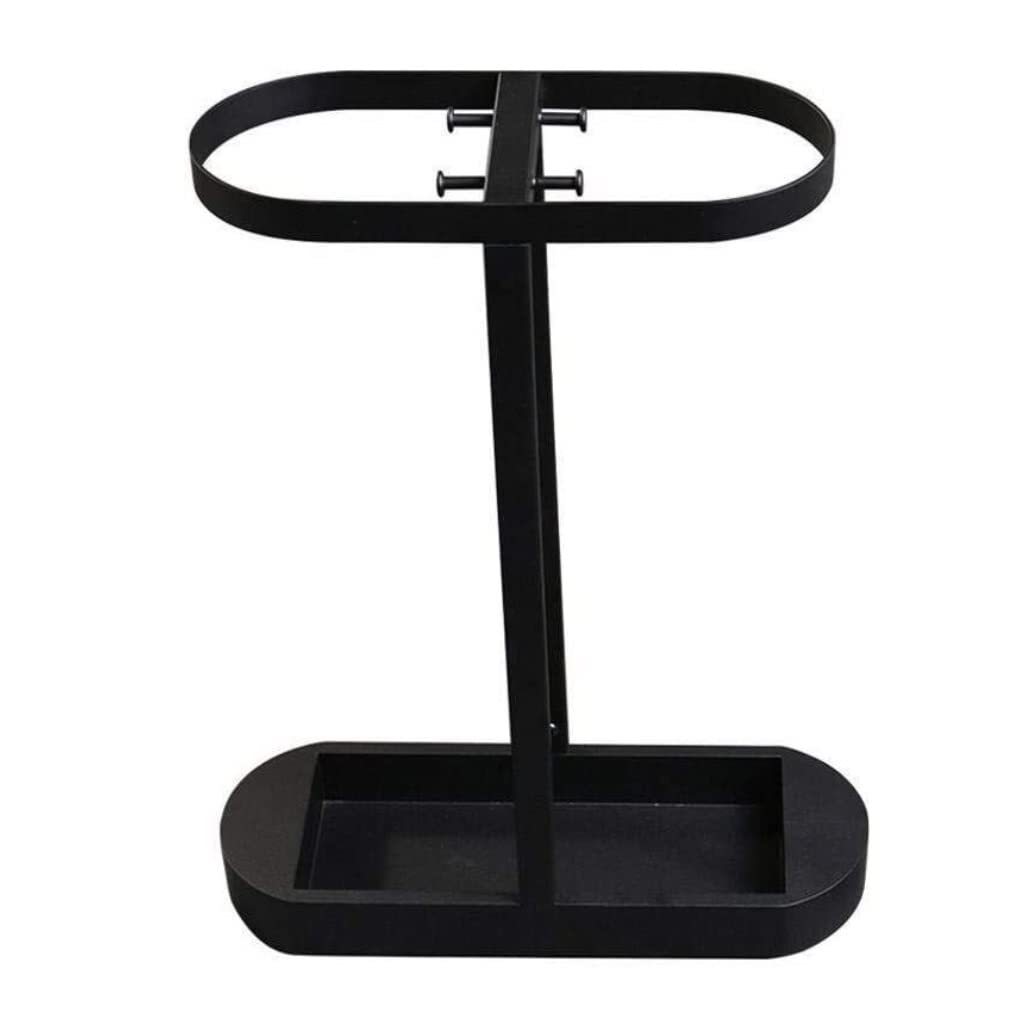 HYLYGFH Space-Saving Metal Umbrella Stand - Umbrella Holder & nizer Rack with Hooks for Home, Office, Hostel & Corridor - Stylish Umbrella Storage Solution