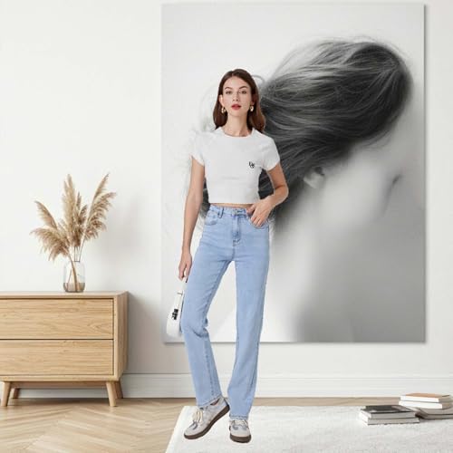 Womens Straight Leg Jeans High Rise Slim Fit and Tummy Control Denim Pants4