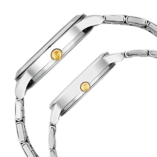 Titan Men Stainless Steel Analog Blue Dial Watch-18062617Bm01, Band Color-Multicolor - Image 3