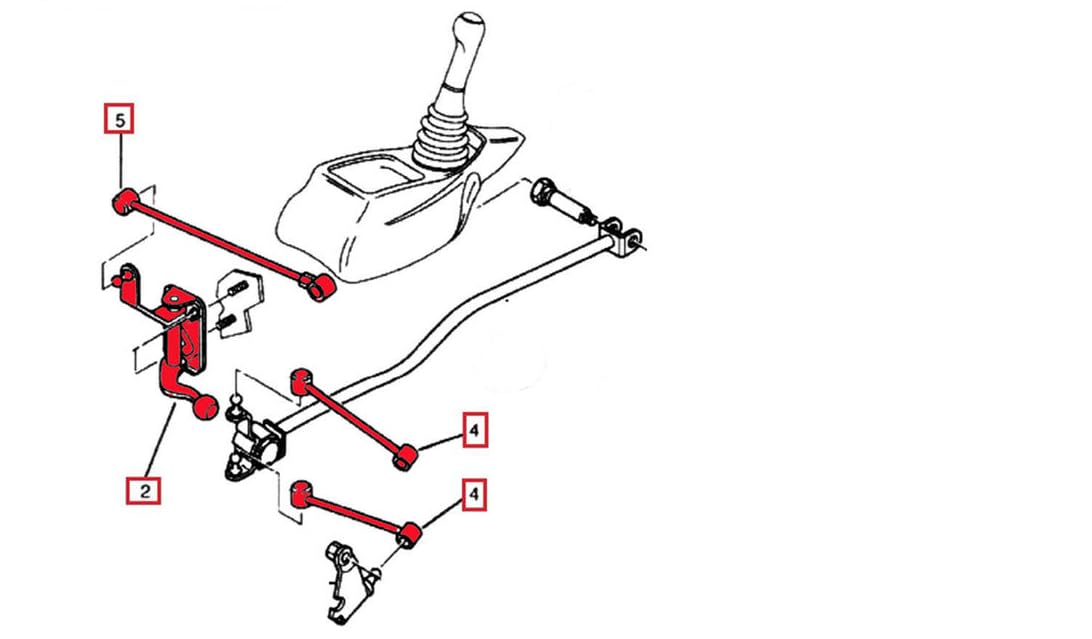Générique SOFIPART KIT REPARATION TRINGLERIE BOITE VITESSE compatible avec Citroen SAXO et Peugeot 106 OEM 2452E1 95631090 244965 245269 245283
