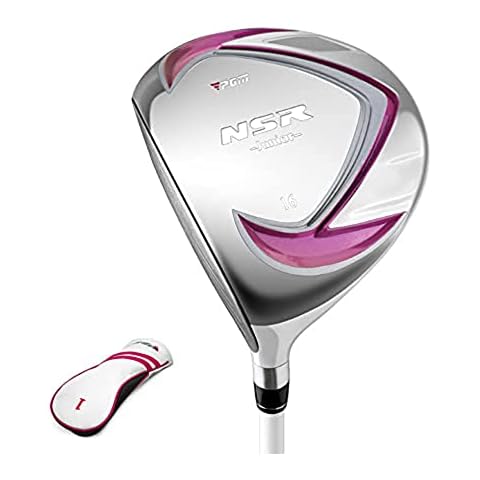 3-12 Years Old Kids Golf Clubs Set Children's Boy Girl Beginner's Left Hand and Right Handed Golf Training Wood Iron Swing Putter Bag Gift (Pink,#1-right hand(9-12Y)) Cover