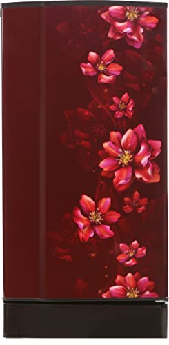 Godrej 190 L 1 Star Direct Cool Single Door Refrigerator (RD EDGE 205A 13 THF BR WN, Berry Wine, Largest Vegetable Storage, 2022 Model)