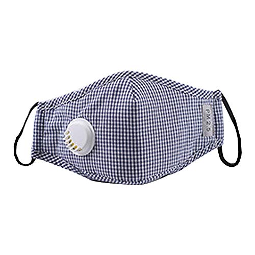 Preisvergleich Produktbild 5 STÜCKE Aktivkohlestaub Masken Reitmaske Winddicht Warme Karomuster Verbesserte Aktivkohlestaubmaske Nebelige Halbe Gesichtsmaske für Outdoor Motorrad Fahrrad Radfahren Ski