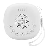 Machine à bruit blanc portable pour bébé avec veilleuse, aide à l'endormissement des bébés, appareil à bruit blanc avec 20 sons apaisants, rechargeable par USB, aide au sommeil pour enfants