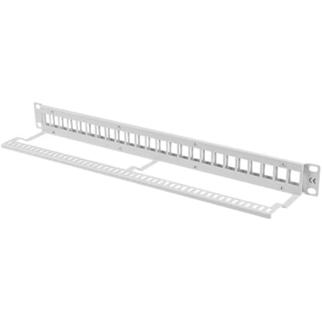 Patch Panel Blank 24 Port 1U 19 for Keystone PPKS-1024-S Modules