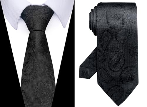 Image of Passabin Tie For Men Necktie Woven Jacquard Neck Ties Set 6 PCS