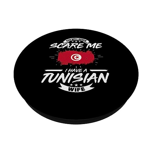 Tunisia Tunisian Roots Tunisian Heritage Proud Tunisians PopSockets Swappable PopGrip, Black - Image 2
