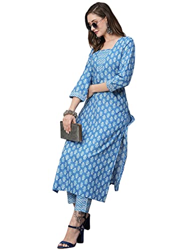 Image of ANNI DESIGNER Women's Cotton Kurta with Pant