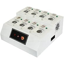 SMT Red Glue Reheating Machine, Silver Paste Centrifugal Mixer, Fully Automatic Solder Paste Mixer, Adjustable Speed, for Efficient Softening Process 8-Hole