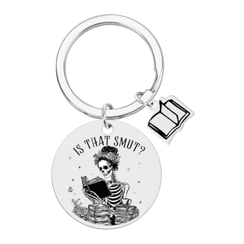 Luvsweets Smutty Book Lovers Gifts Keychain Bookish Keychain Gifts, Is