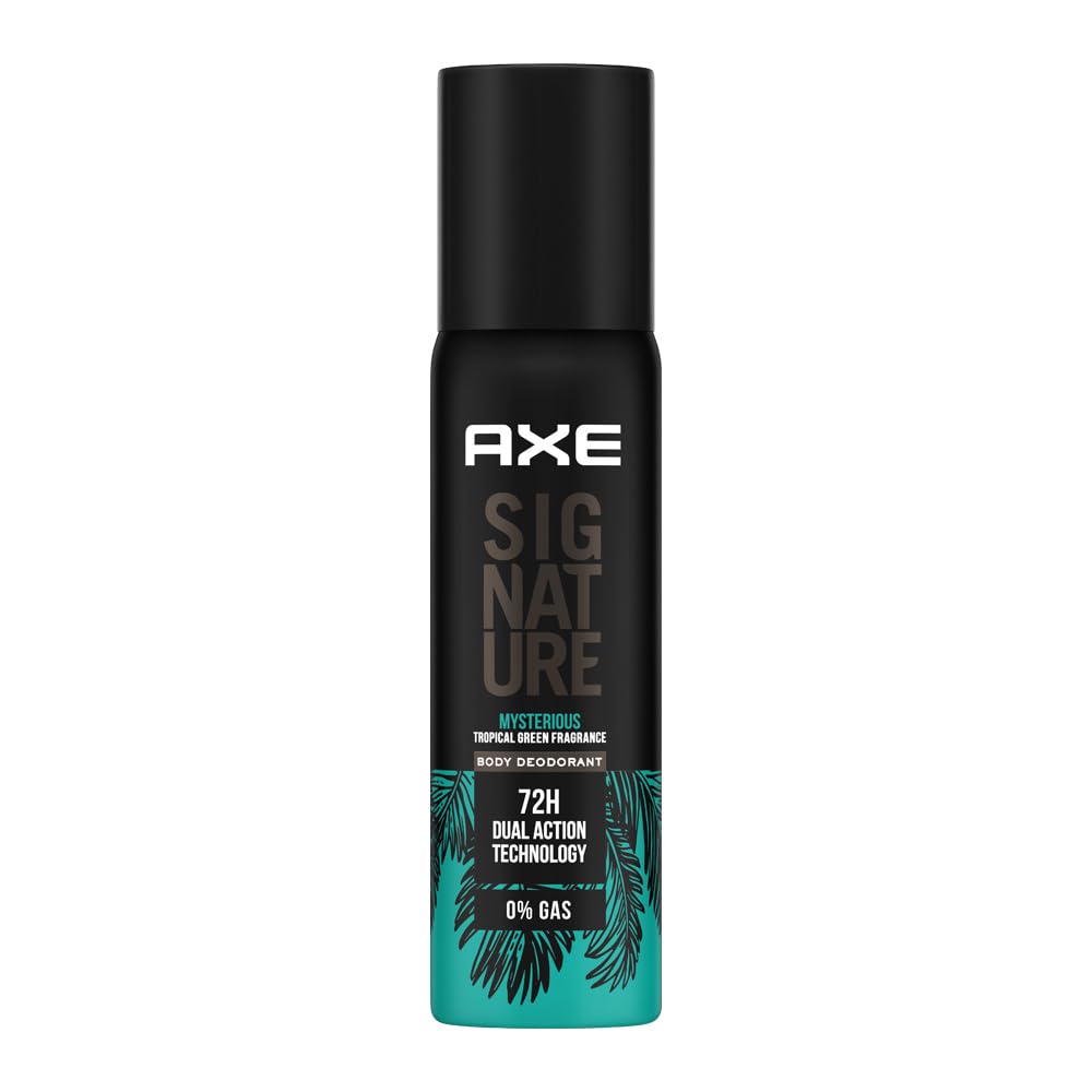 Axe Signature Mysterious Body Deodorant| Tropical Green Fragrance| 72H Odour Protection| 122ML-picture-21