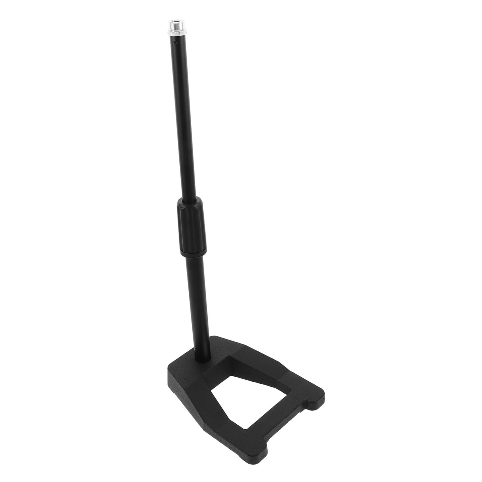 Supporto per Microfono da Tavolo Regolabile Altezza Supporto per Microfono da Scrivania con Base Anti-vibrazioni Metallo Pesante Angolo Flessibile Design Compatto per Home Studio