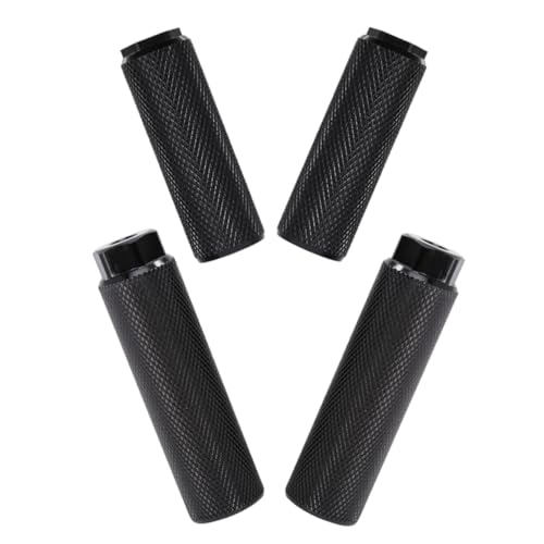 NAMOARLY E-Bike u Slot Rear Pedals 4 Sturdy Bike Pegs for Enhanced Comfort Aluminum Alloy Easy to Install Detachable Accessories