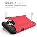 Asuwish Phone Case for Samsung Galaxy S7 Edge with Tempered Glass Screen Protector Cover and Slim Hybrid Dual Layer Cell Accessories Protective Glaxay S7edge Gaxaly S 7 GS7 7s 7edge Women Men Red