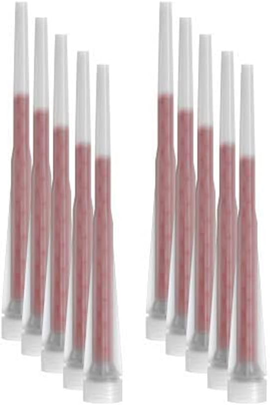 fischer 545853 MR FIS Mixer Red Plus Static Mixer for Injection Mortar (Pack of 10), White