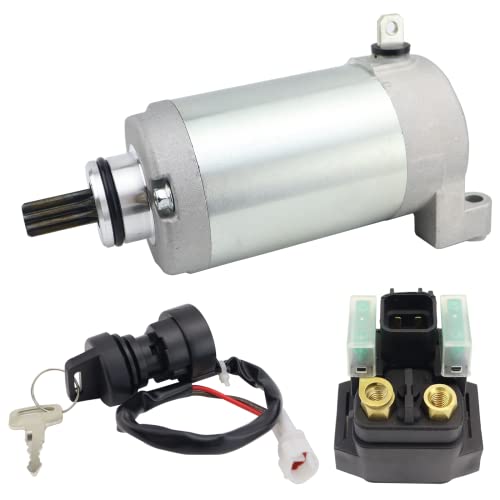 Motor de arranque, relé y interruptor de encendido para Yamaha Raptor 250 miniatura 1