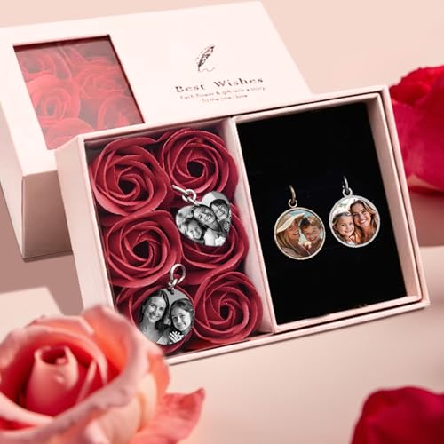 Personalized Photo Charm and Message Engraving Pendant For European Charm Bracelet Mother's Day Gift for Mom3