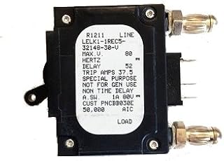 Eltek CBB030E - 30 Amp Bullet Breaker (Black Handle, Electro-Mechanical)