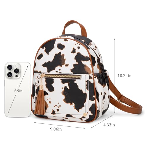 Image of Montana West Mini Backpack Purse for Women Anti Theft Backpacks with Secured Zipper and Tassel