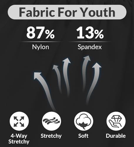 Edenfox Butterfly Shorts Girls, 2 in 1 Girls Athletic Flowy Shorts with Spandex Liner, Active Wear for Kids2