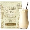 Field's Great All-in-One Plant-Based Vanilla Protein Shake Powder - Healthy Aging, 30g Protein, 5g Fiber + Probiotics, Gut-Friendly, Blood Sugar & Muscle Support, Vegan Meal Replacement, GLP1, 23oz