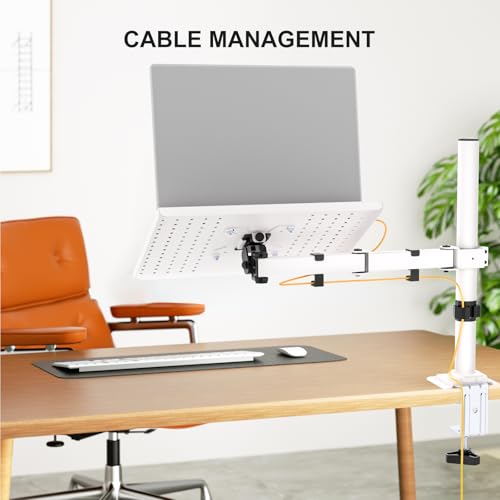 Image of WALI Adjustable Laptop Desk Mount for 17 inch Notebook or 32 inch Screen