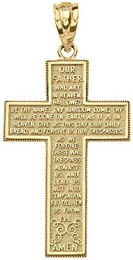 Prayer Cross Pendant 