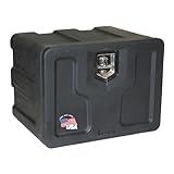 Buyers Products 1717100 Underbody Poly Truck Box, 18x 18x 24 Inches, Made in the USA, Lockable T-Latch, Heavy Duty Truck Tool Box, Black