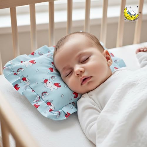 Image of Mustard Seed Comfort Cushion with Extra Cover | Mustard Filling | Soft Fabric Cover | 30 x 22cm (Unicorn)