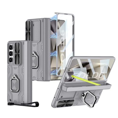 Galaxy Z Fold 6pP[XAwr[f[eB[ȏՌیAXN[ی&JیAByXbgALanyard Fold 6pP[X (Galaxy Z Fold6p,O[)