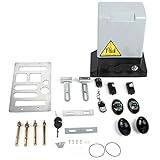 kit motor puerta corredera nice Diseño anti golpes. Cuando la puerta llegue a ruta, solo presione el botón en sentido contrario, el motor funcionará para evitar el riesgo de que la puerta se salga de la pista
