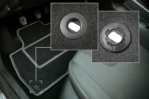Tapis de sol Opel Combo E 7 places graphite sur mesure pour protégez votre voiture - 3