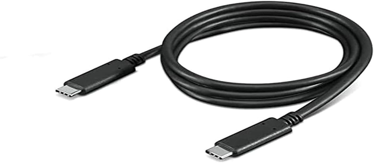 Lenovo Cavo USB-C 1 m, 4X90U90619, con monitor (Confezione da 5)