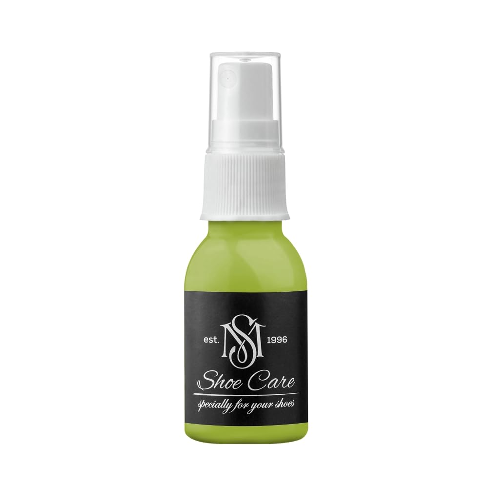 Spray do zamszu i nubuku - NCS S 2060-G50Y Głęboka Kwaśna Limonka - Renowator koloru i impregnat do zamszu, nubuku, weluru marki MAVI STEP - 100 ml / 3.40 fl oz