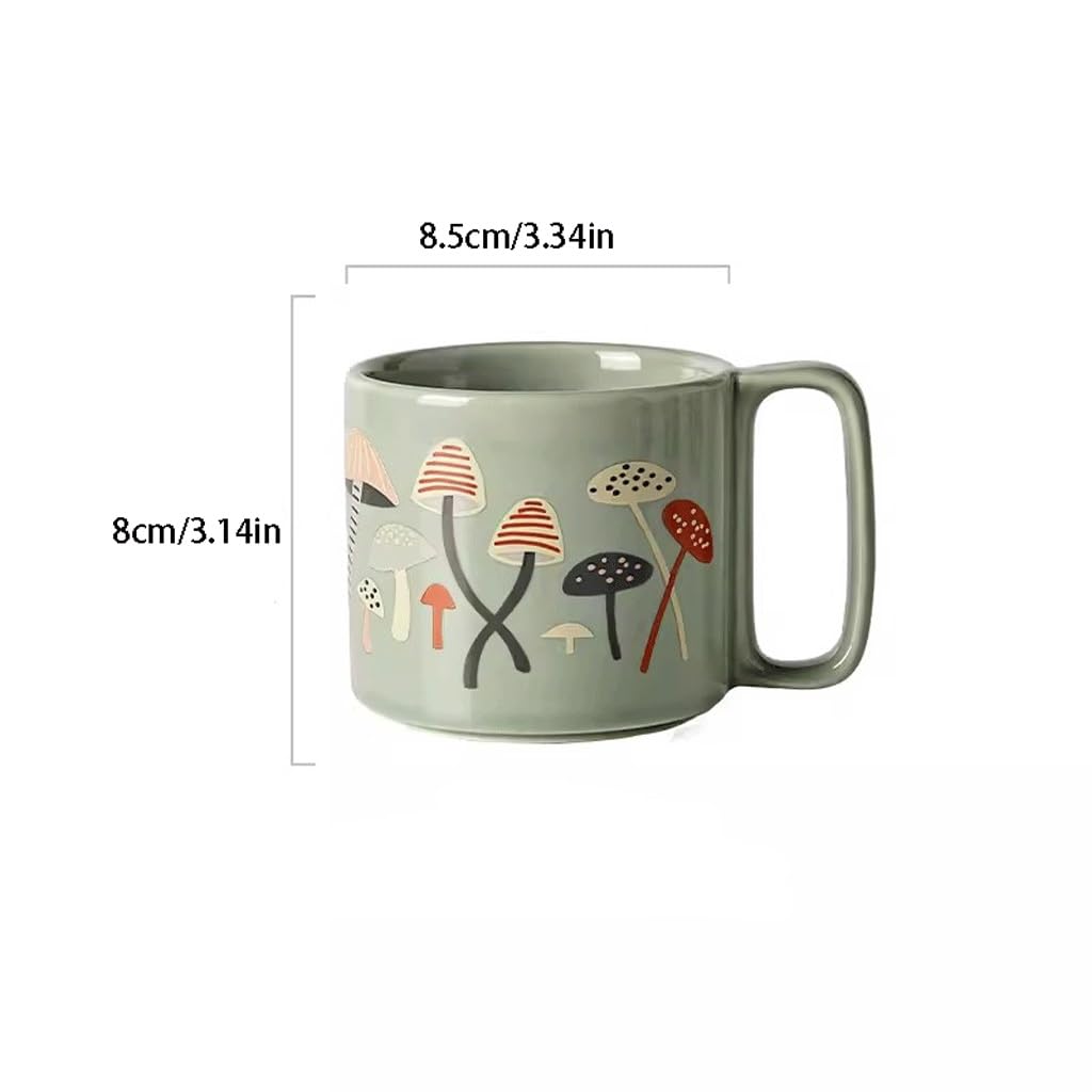 Tazza da tè, Tazza da caffè in Vetro, Tazza in Ceramica, Tazza da Colazione, Tazza da Ufficio, Tazza da casa per Ragazzi e Ragazze, Tazza da caffè (A)