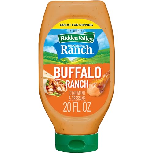 Hidden Valley Easy Squeeze Buffalo Ranch Topping and Dressing, 20...