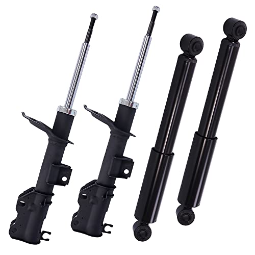 BESTPRICE 4x amortisseurs à gaz avant et arrière jambe de suspension, Compatible avec MERCEDES-BENZ VIANO (W639), VITO Bus (W639)