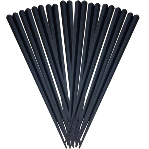 Palillos hexagonales antideslizantes estilo japonés DOITOOL evita que la comida resbale 2