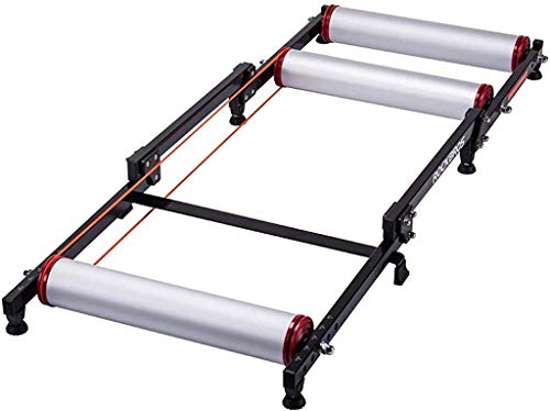ROCKBROS Bike Rollers Adjustable Bike Trainer Stand Foldable Indoor Cycling Bicycle Roller with Resistance for MTB Road Bike Exercise