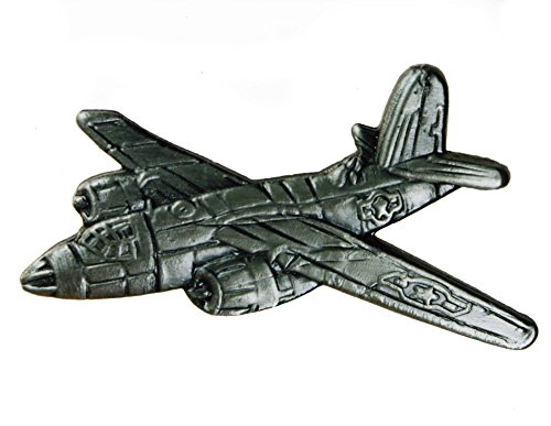 1 1/4 inch Martin B26 Marauder WW2 Bomber pewter plated plane pin H F5D34E