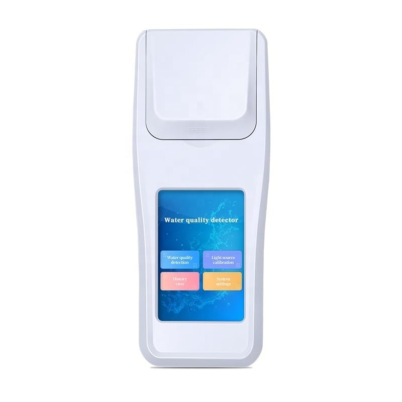 Analizzatore d'Acqua Portatile 4 in 1 per acquacoltura, Tester fotometrico Portatile per Acqua PH DO nitrito di ammoniaca con LCD Touch
