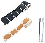 【Materiales de alta calidad】Etiqueta adhesiva de pizarra de PVC de alta calidad, textura mate, adhesivo fácil de limpiar,reutilizables, móviles y seguras.Etiquetas de papel kraft de alta calidad, tienen una fuerte fuerza autoadhesiva, los bordes no se rizan y no dejan residuos, son duraderos. Los marcadores de tiza adicionales se pueden secar rápidamente,se pueden lavar.