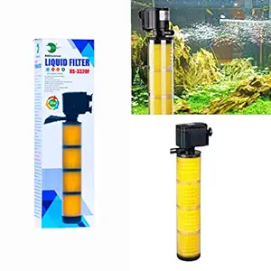 RS Electricals RS-3320F Liquid 4 Layer Sponge Internal Filter | Suits Up to 3 Feet Aquarium Fish Tank | Power : 30W | Output : 1800 L/H