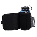 OneTigris Canteen Pouch 1000D Nylon Adjustable MOLLE All-In-One Carrier for 32Oz Nalgene Water Bottle or Nalgene Oasis Canteen (Black)