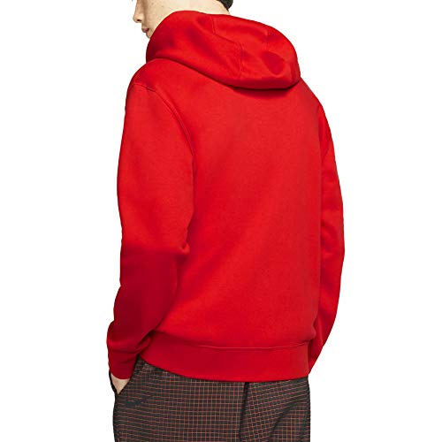 Nike Men's Sportswear Club Fleece Full Zip Hoodie, Fleece Zip-Up Hoodie Men, University Red/University Red, XL-T2