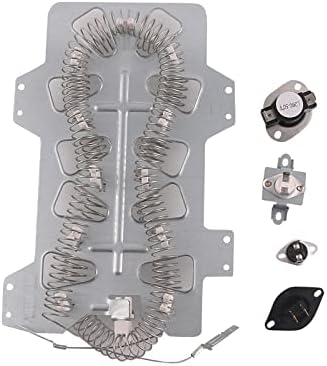 Dryer Heating Element Kit iCompatible for sam-sung DryerDVE45N5300W, DV328AEW, DV45H7000EW, DV328AEW, DV45H7000EW, DV42H5200EP, DV45H7000EW, DV48H7400EP