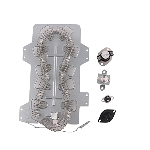 Dryer Heating Element Kit iCompatible for sam-sung DryerDVE45N5300W, DV328AEW, DV45H7000EW, DV328AEW, DV45H7000EW, DV42H5200EP, DV45H7000EW, DV48H7400EP